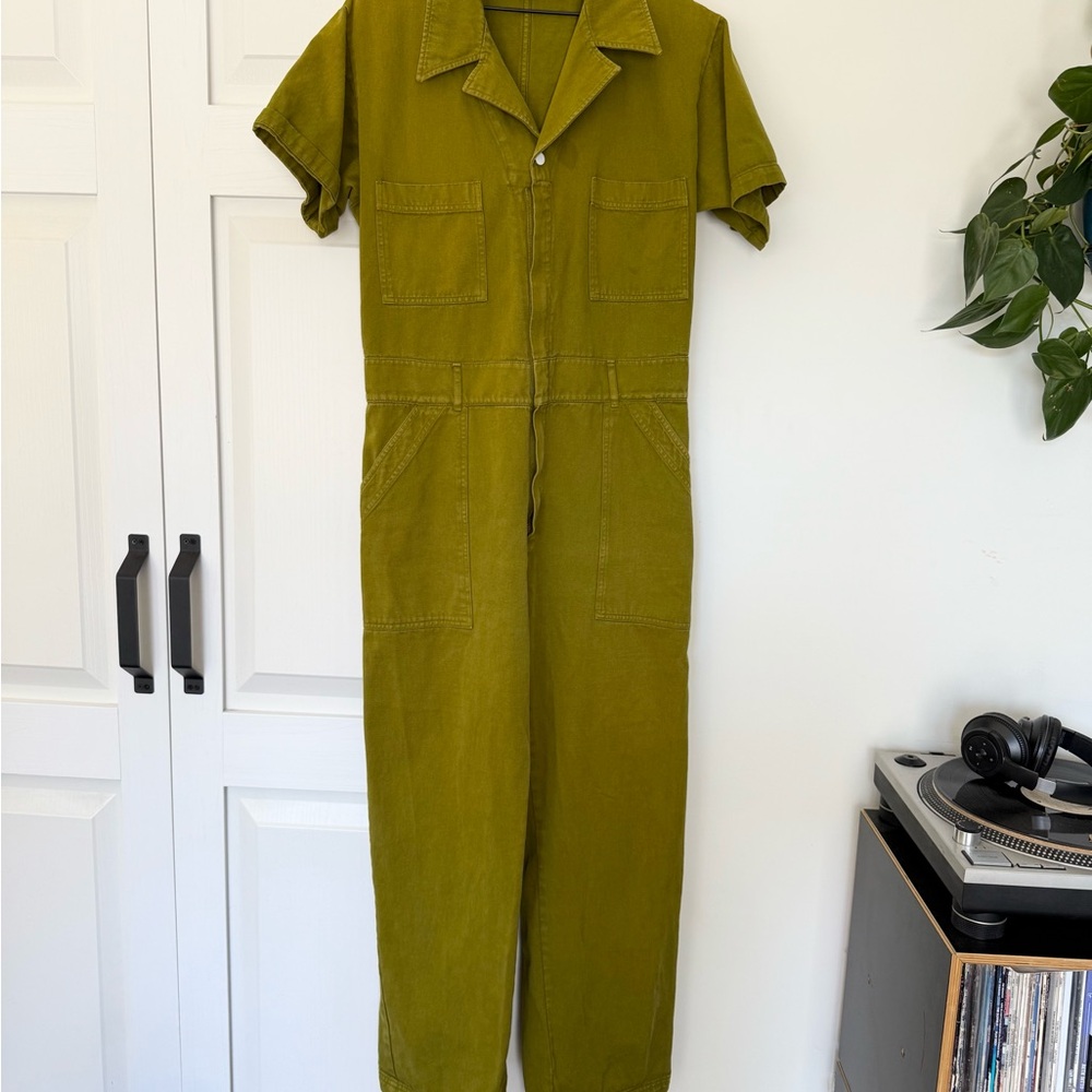 Olive Green Jumpsuit
